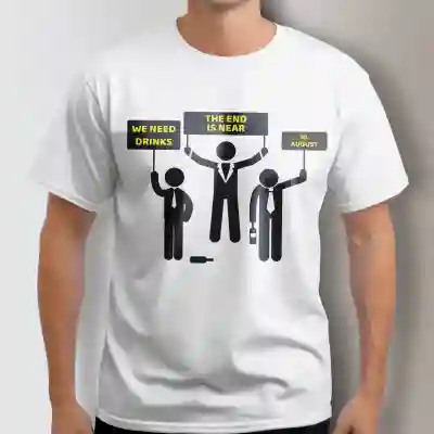 Personalizované tričko na rozlúčku so slobodou - The end is near