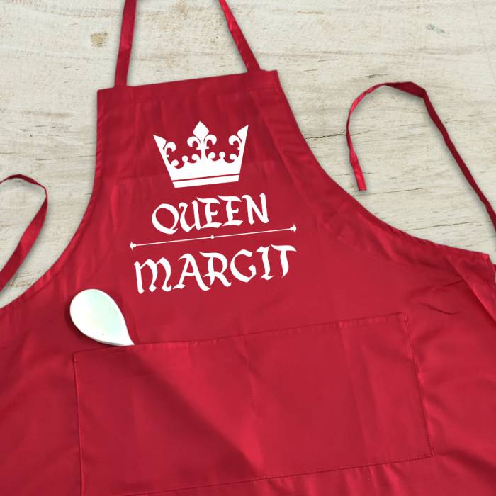 Personalizovaná kuchynská zástera - Queen