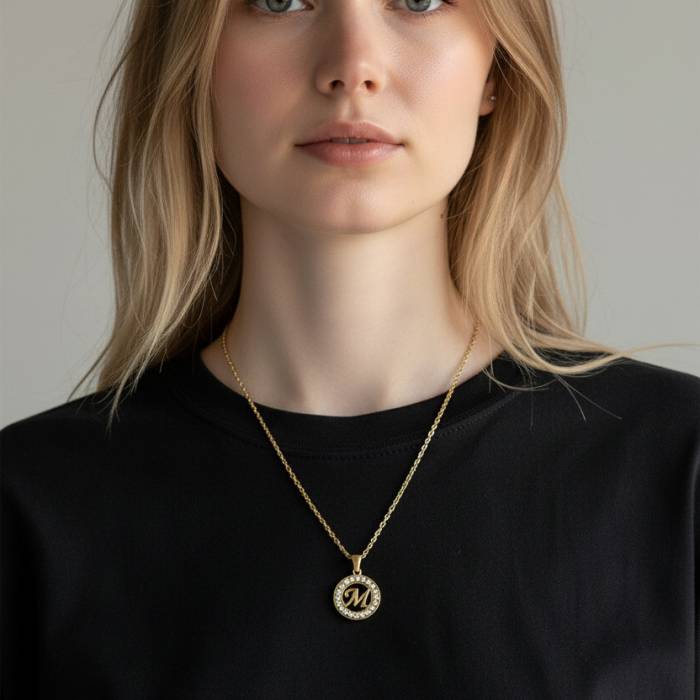 Personalizovaný náhrdelník s iniciálami