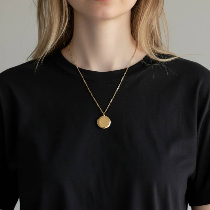 Medailónový náhrdelník s fotografiou