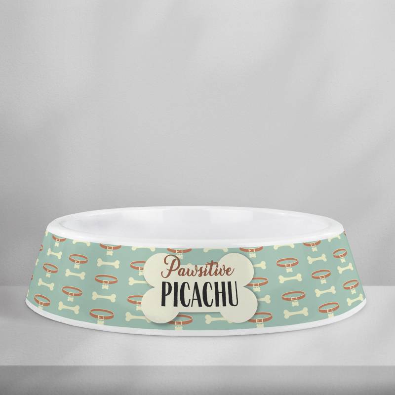 Personalizovaná plastová miska pre psov - Pozitívne labky Personalizovaná plastová miska pre psov - Pozitívne labky