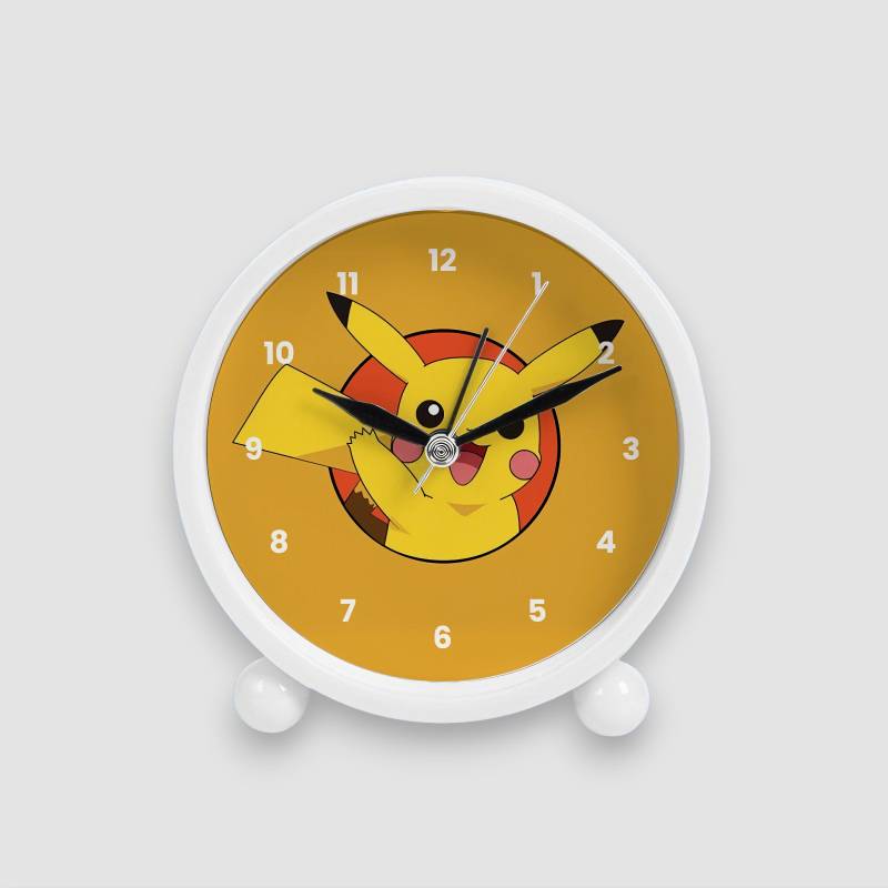 Hodiny s budíkom - Pikachu