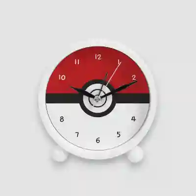 Hodiny s budíkom - Pokemon Ball
