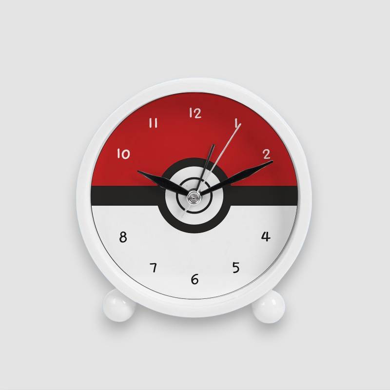 Hodiny s budíkom - Pokemon Ball