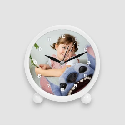 Hodiny s budíkom - Stitch