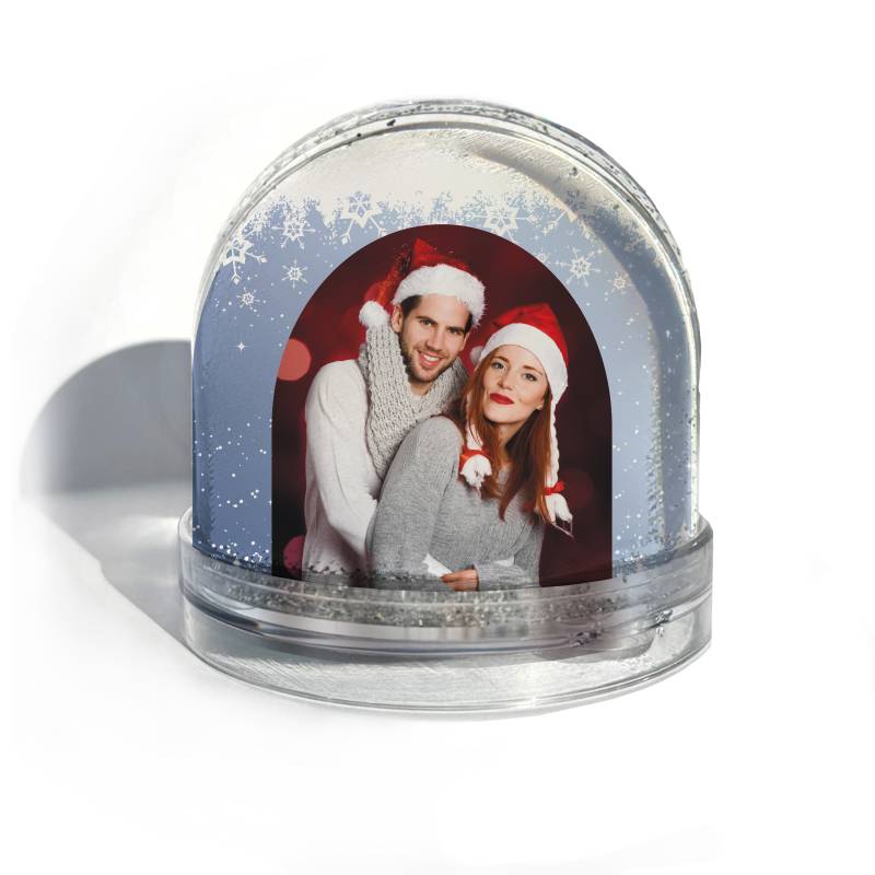 Personalizovaná snehová guľa – V srdci zimy