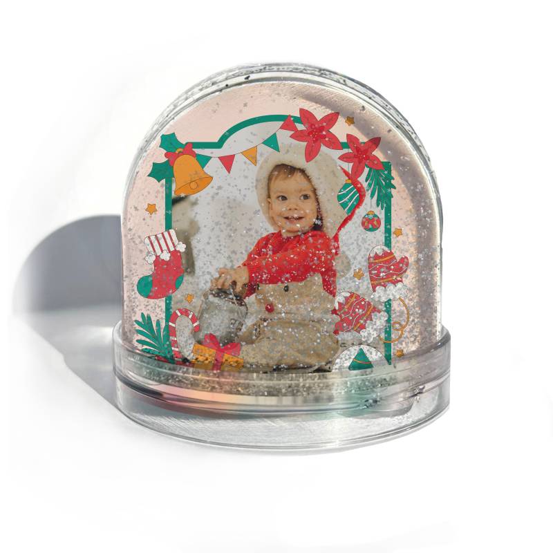 Personalizovaná snehová guľa – Vločky radosti