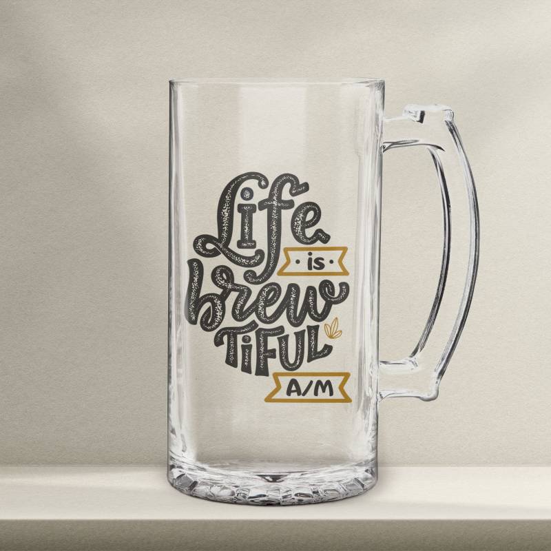Personalizovaný pollitrák na pivo – Life is Brewtiful