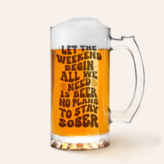 Personalizovaný pollitrák na pivo – Nech sa víkend začne