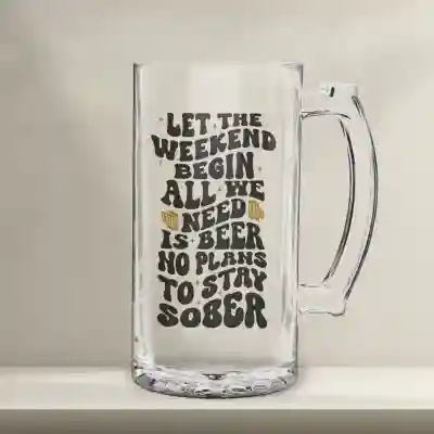 Personalizovaný pollitrák na pivo – Nech sa víkend začne