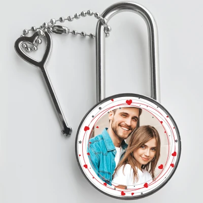 Personalizovaný visiaci zámok – S fotografiou