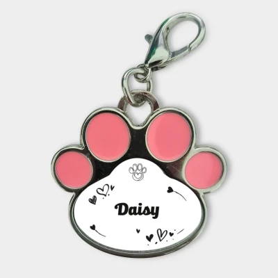 Prispôsobený prívesok pre zvieratá - Gravírované s menom zvieraťa