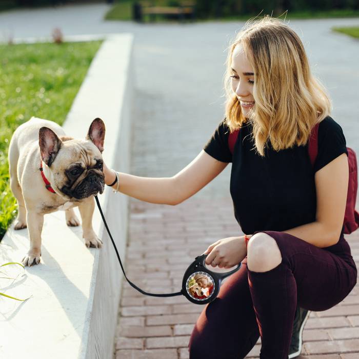 Vodítko pre psa - S telefónnym číslom