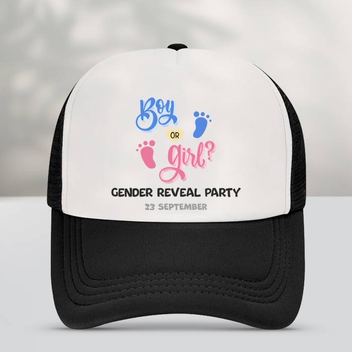 Personalizovaná čiapka - Gender reveal Personalizovaná čiapka - Gender reveal