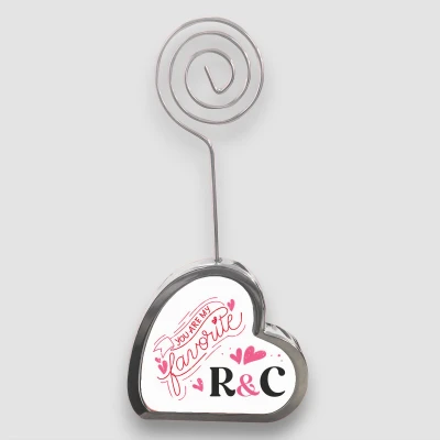 Stojan na fotku v tvare srdca - You are my favorite