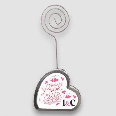 Stojan na fotku v tvare srdca - Look cute