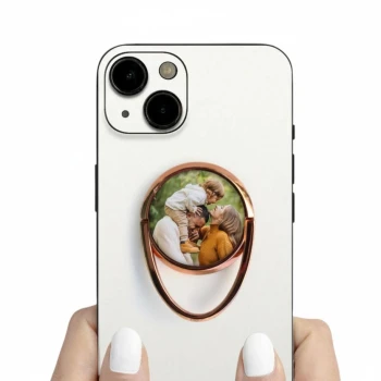 Personalizovaný držiak na telefón v tvare prsteňa