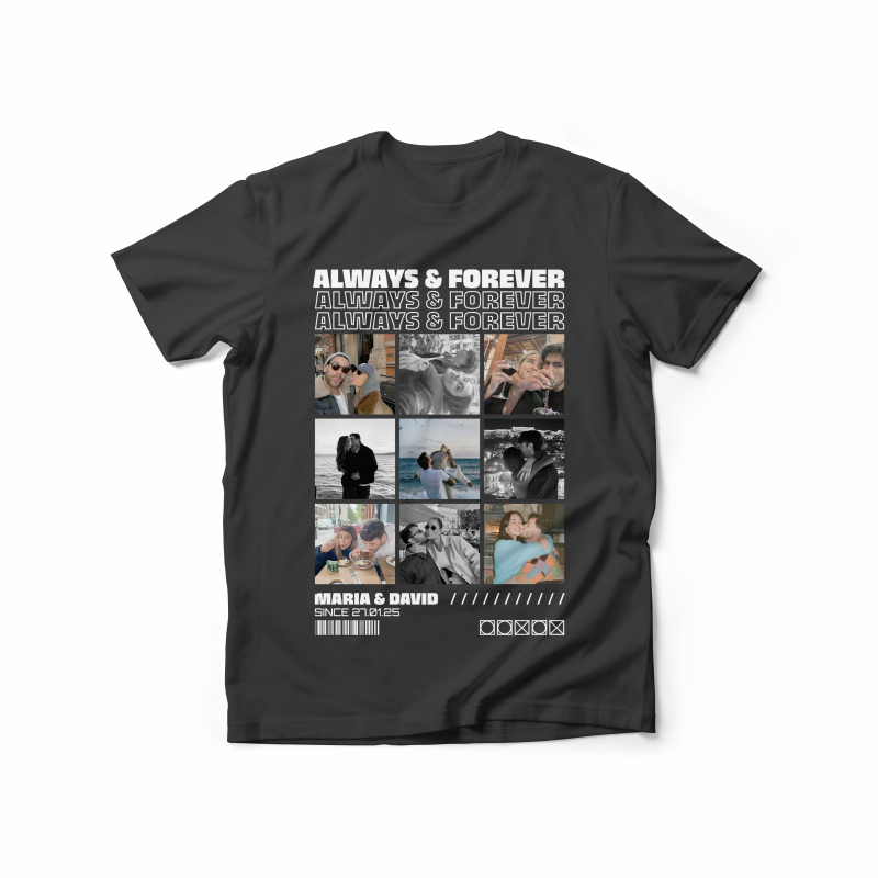 Personalizované tričko pre mužov – Always & Forever