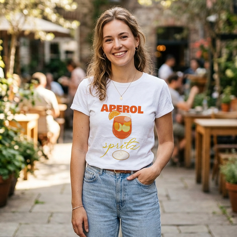 Personalizované tričko pre ženy – Aperol Spritz