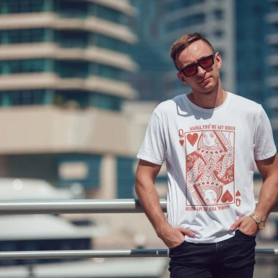 Personalizované tričko pre mužov – Kráľ sŕdc