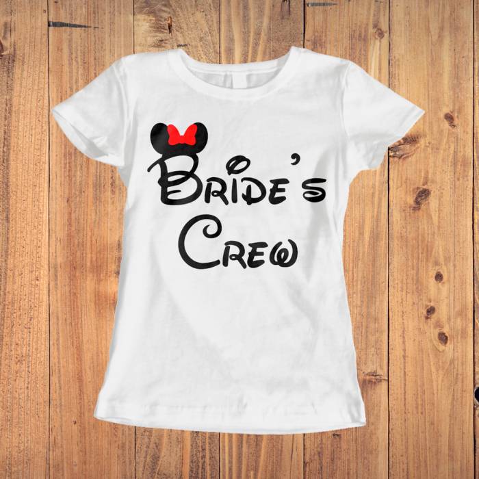 Personalizované tričko na rozlúčku so slobodou – Bride's Crew