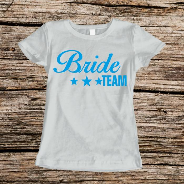 Personalizované tričko na rozlúčku so slobodou – Bride Team