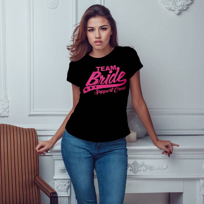 Personalizované tričko na rozlúčku so slobodou – Support Bride Crew