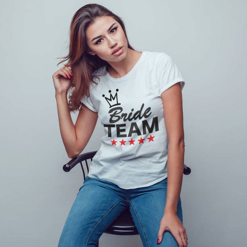 Personalizované tričko na rozlúčku so slobodou – Team Bride