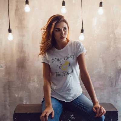 Personalizované tričko na rozlúčku so slobodou – I got the ring