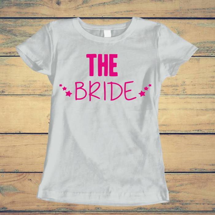 Personalizované tričko na rozlúčku so slobodou – The Bride