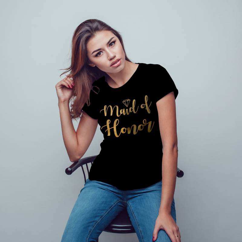 Personalizované tričko na rozlúčku so slobodou – Maid of honor