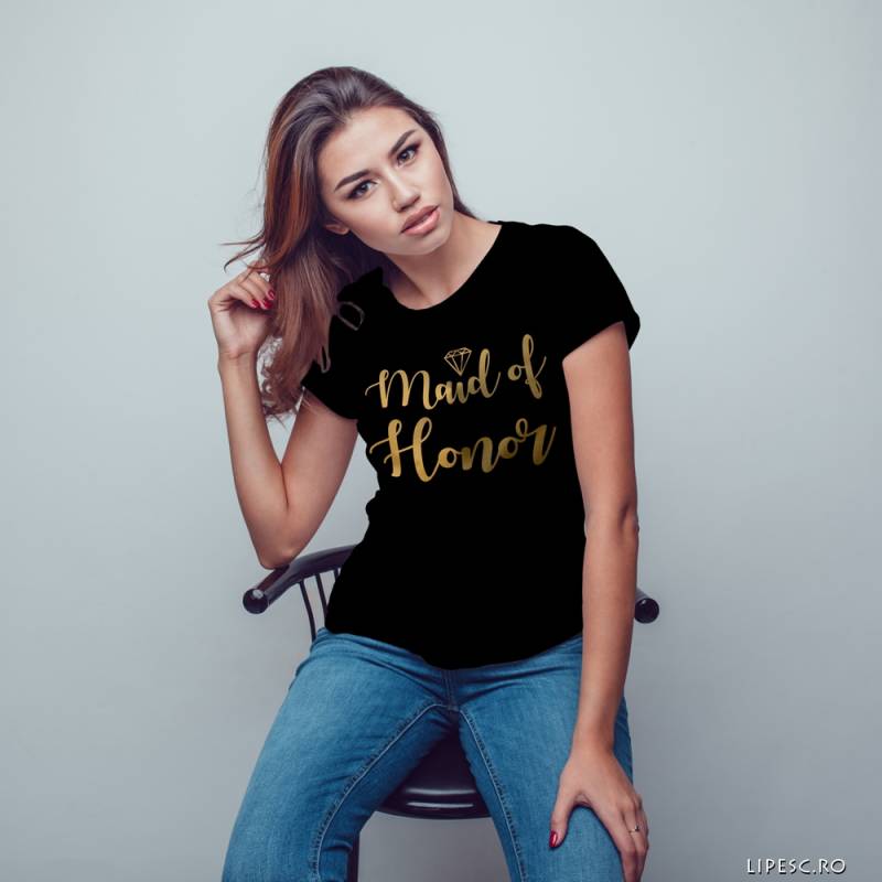 Personalizované tričko na rozlúčku so slobodou – Maid of honor