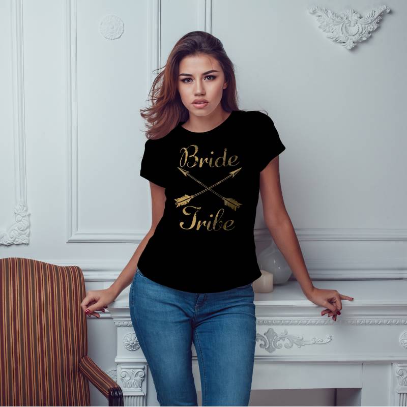 Personalizované tričko na rozlúčku so slobodou – Bride Tribe