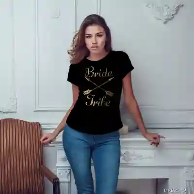 Personalizované tričko na rozlúčku so slobodou – Bride Tribe