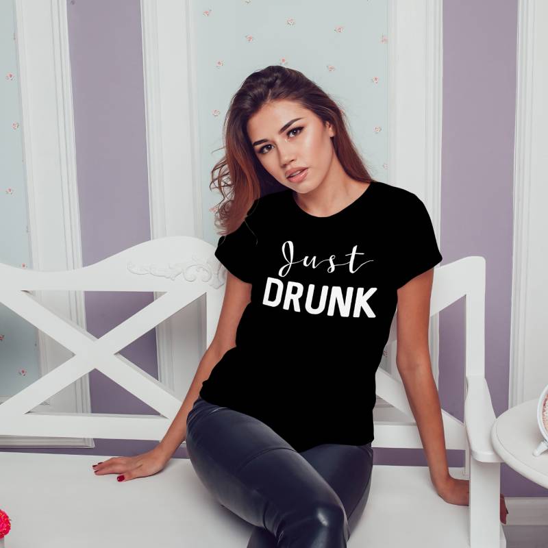 Personalizované tričko na rozlúčku so slobodou – Just Drunk