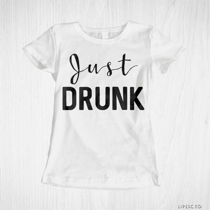 Personalizované tričko na rozlúčku so slobodou – Just Drunk