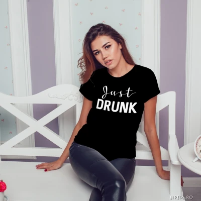Personalizované tričko na rozlúčku so slobodou – Just Drunk