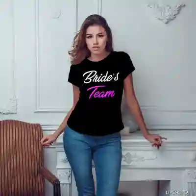 Personalizované tričko na rozlúčku so slobodou – Bride's Team
