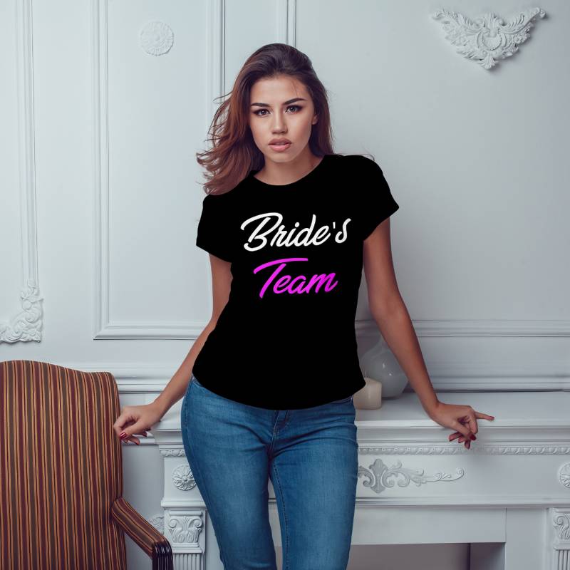 Personalizované tričko na rozlúčku so slobodou – Bride's Team