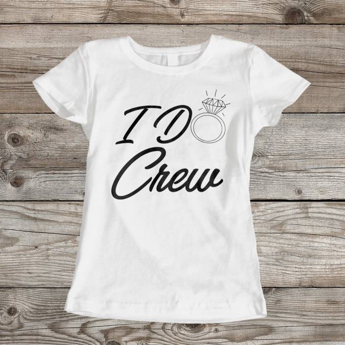 Personalizované tričko na rozlúčku so slobodou – I do crew