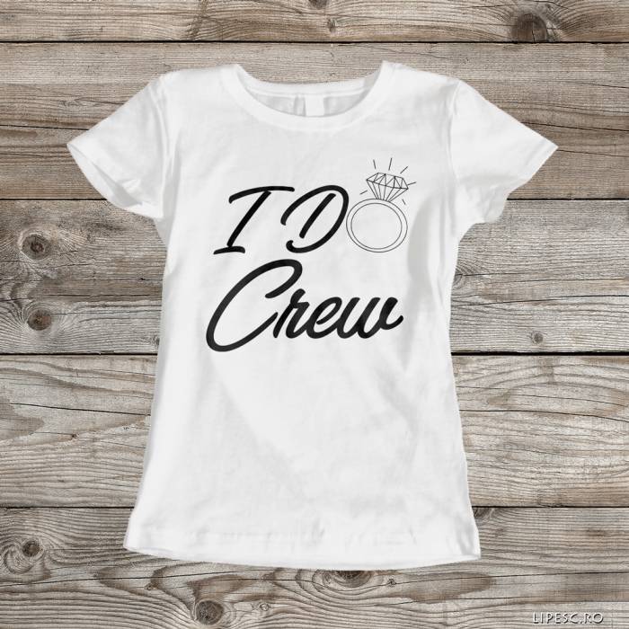 Personalizované tričko na rozlúčku so slobodou – I do crew