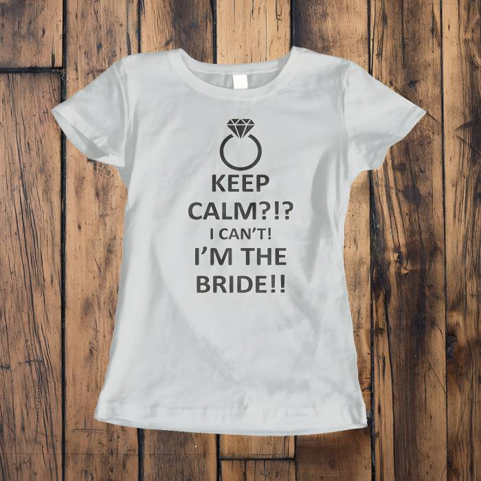 Personalizované tričko pre nevestu - I'm the bride