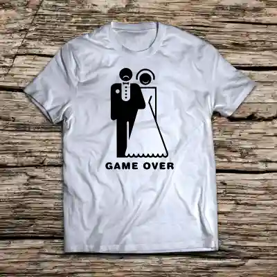 Personalizované tričko na rozlúčku so slobodou – Game over