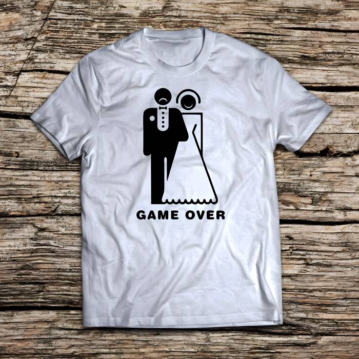 Personalizované tričko na rozlúčku so slobodou – Game over