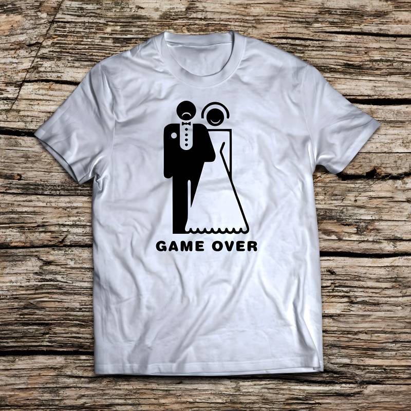 Personalizované tričko na rozlúčku so slobodou – Game over