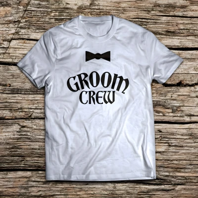 Personalizované tričko na rozlúčku so slobodou – Groom Crew