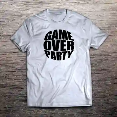 Personalizované tričko na rozlúčku so slobodou – Game Over Party
