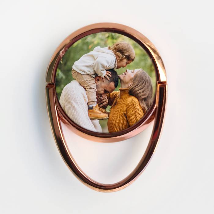 Personalizovaný držiak na telefón v tvare prsteňa – S fotkou