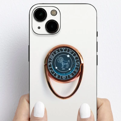 Personalizovaný držiak na telefón v tvare prsteňa - Baran