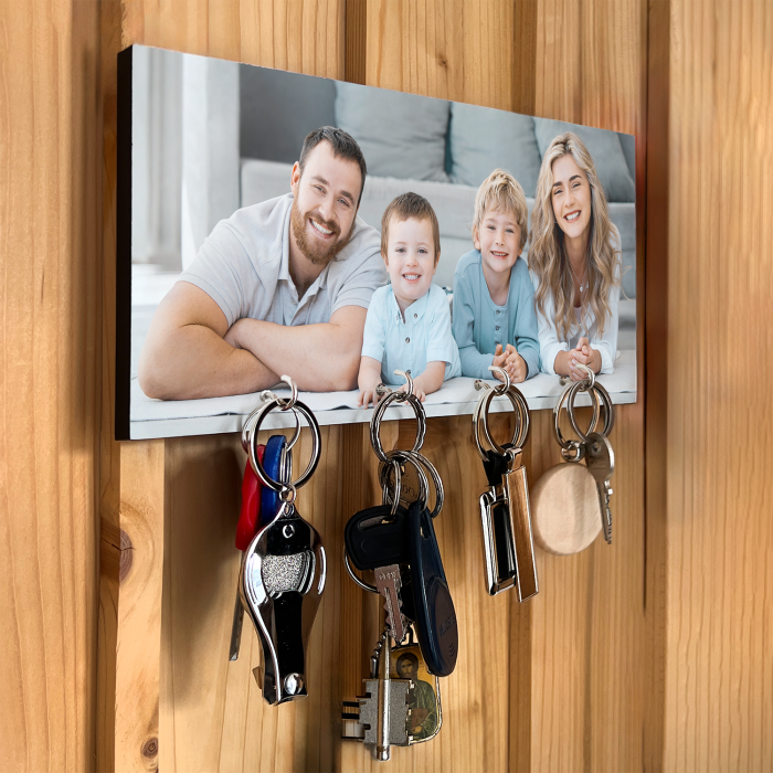 Personalizovaný držiak na kľúče – S jedným obrázkom